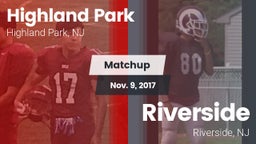 Matchup: Highland Park vs. Riverside  2017