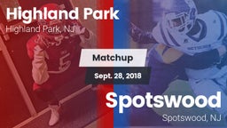 Matchup: Highland Park vs. Spotswood  2018