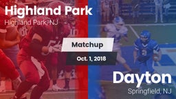 Matchup: Highland Park vs. Dayton  2018
