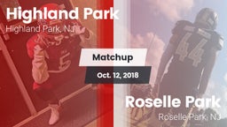 Matchup: Highland Park vs. Roselle Park  2018