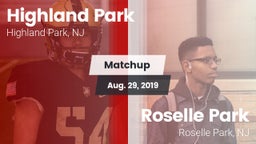 Matchup: Highland Park vs. Roselle Park  2019