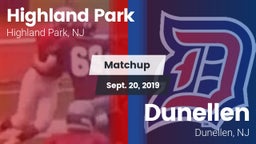 Matchup: Highland Park vs. Dunellen  2019