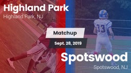 Matchup: Highland Park vs. Spotswood  2019