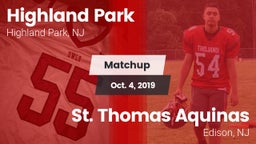 Matchup: Highland Park vs. St. Thomas Aquinas 2019