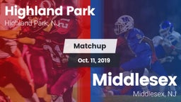 Matchup: Highland Park vs. Middlesex  2019