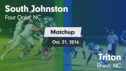 Matchup: South Johnston vs. Triton  2016
