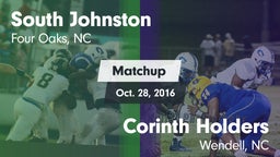 Matchup: South Johnston vs. Corinth Holders  2016