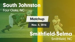 Matchup: South Johnston vs. Smithfield-Selma  2016