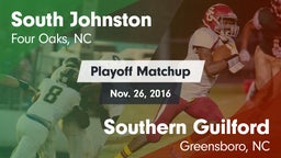 Matchup: South Johnston vs. Southern Guilford  2016