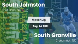 Matchup: South Johnston vs. South Granville  2018