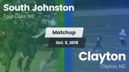 Matchup: South Johnston vs. Clayton  2018