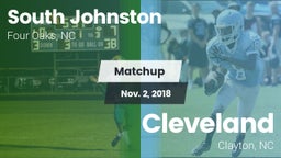 Matchup: South Johnston vs. Cleveland  2018