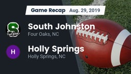 Recap: South Johnston  vs. Holly Springs  2019