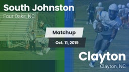 Matchup: South Johnston vs. Clayton  2019