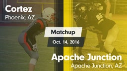 Matchup: Cortez vs. Apache Junction  2016