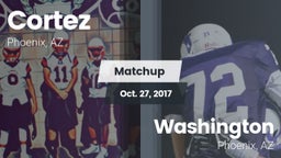 Matchup: Cortez vs. Washington  2017