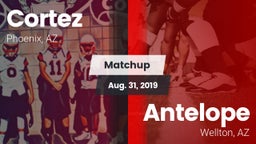 Matchup: Cortez vs. Antelope  2019