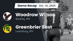 Recap: Woodrow Wilson  vs. Greenbrier East  2020
