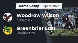 Recap: Woodrow Wilson  vs. Greenbrier East  2022