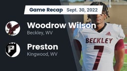 Recap: Woodrow Wilson  vs. Preston  2022