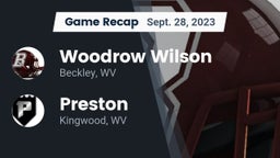 Recap: Woodrow Wilson  vs. Preston  2023