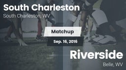 Matchup: South Charleston vs. Riverside  2016
