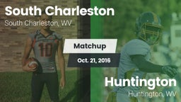 Matchup: South Charleston vs. Huntington  2016