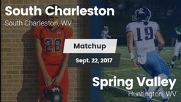 Matchup: South Charleston vs. Spring Valley  2017