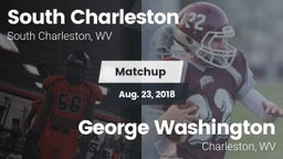 Matchup: South Charleston vs. George Washington  2018