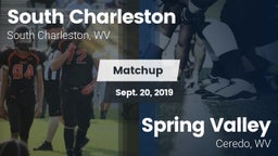 Matchup: South Charleston vs. Spring Valley  2019