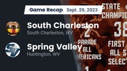Recap: South Charleston  vs. Spring Valley  2023