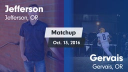 Matchup: Jefferson vs. Gervais  2016