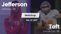 Matchup: Jefferson vs. Taft  2017