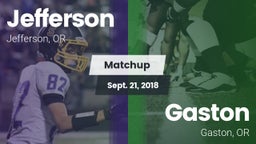 Matchup: Jefferson vs. Gaston  2018