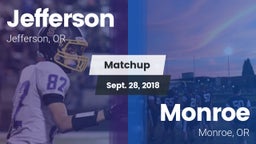 Matchup: Jefferson vs. Monroe  2018