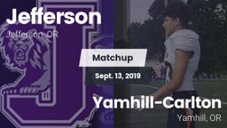 Matchup: Jefferson vs. Yamhill-Carlton  2019