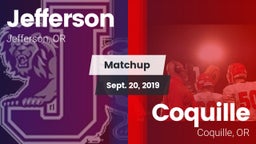 Matchup: Jefferson vs. Coquille  2019