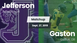 Matchup: Jefferson vs. Gaston  2019