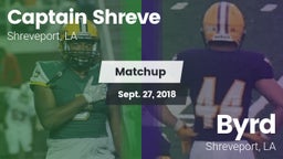 Matchup: Captain Shreve vs. Byrd  2018