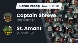 Recap: Captain Shreve  vs. St. Amant  2018