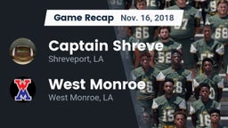 Recap: Captain Shreve  vs. West Monroe  2018