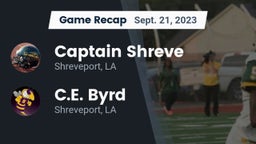 Recap: Captain Shreve  vs. C.E. Byrd  2023