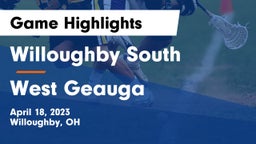 Willoughby South  vs West Geauga  Game Highlights - April 18, 2023