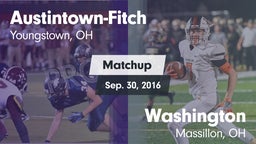 Matchup: Austintown-Fitch vs. Washington  2016