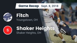 Recap: Fitch  vs. Shaker Heights  2018