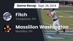Recap: Fitch  vs. Massillon Washington  2018