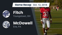 Recap: Fitch  vs. McDowell  2018