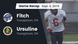 Recap: Fitch  vs. Ursuline  2019