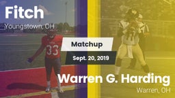 Matchup: Fitch  vs. Warren G. Harding  2019