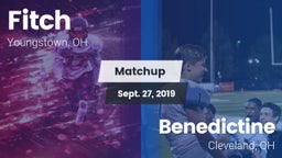 Matchup: Fitch  vs. Benedictine  2019